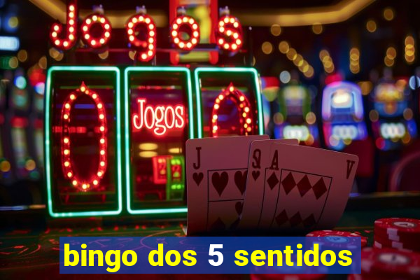 bingo dos 5 sentidos